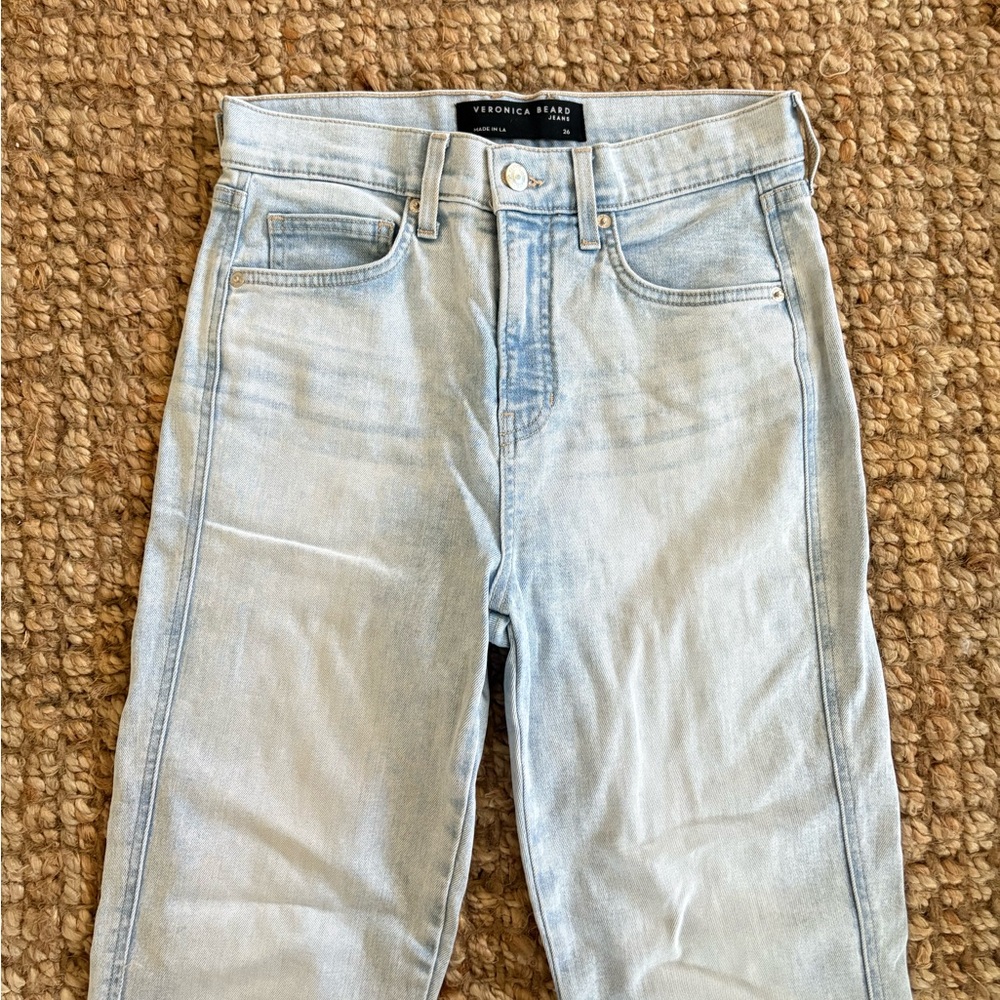 Veronica Beard High Rise Ankle Jeans - Picture 3 of 7